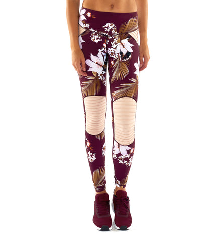 Punch Love Moto Legging - Raisin