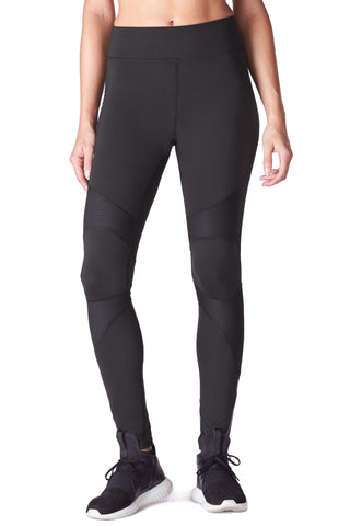 Moto Zip Legging - Black