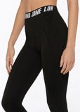 Relay Booty Phone Ankle Biter Leggings Black