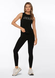 No Ride Booty Pocket Full Length Legging Black