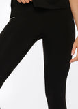 No Ride Booty Pocket Full Length Legging Black