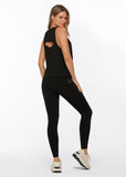 No Ride Booty Pocket Full Length Legging Black