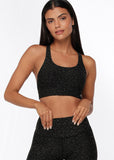 Reflective Night Cat Sports Bra