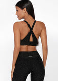 Reflective Night Cat Sports Bra