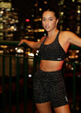 Reflective Night Cat Sports Bra