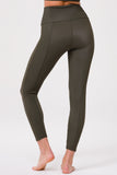 Sweetheart Midi Legging Olive Rib