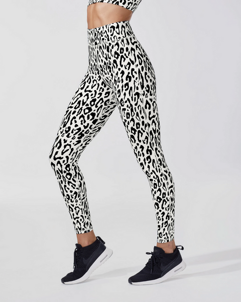 Verve Leopard Legging Ivory