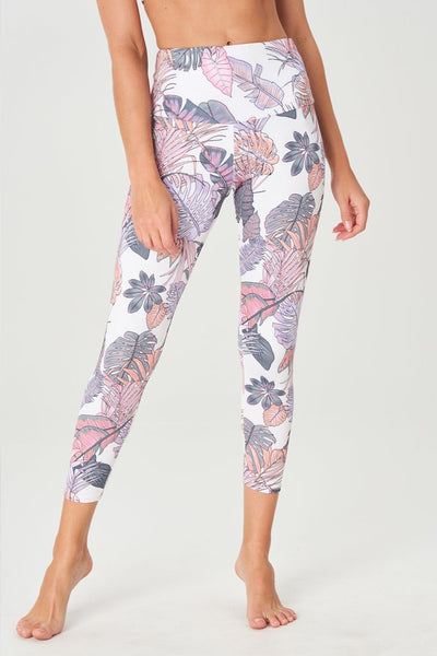 High Rise Midi Legging Boho Botanical