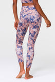 High Rise Midi Legging Earth Tie Dye