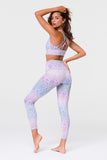 High Rise Midi Legging Rainbow Snake