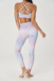 High Rise Midi Legging Rainbow Snake