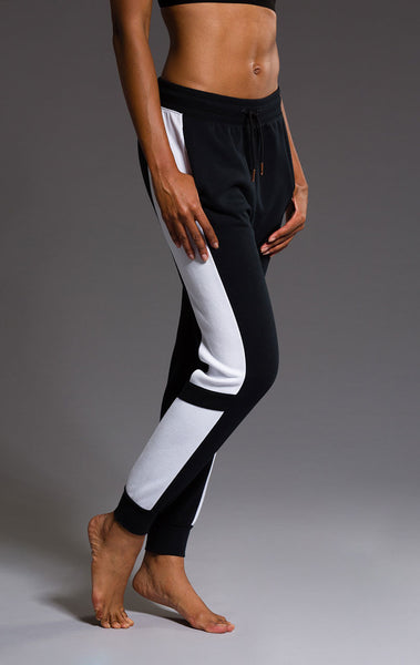 Blocked Sweatpant - Black