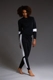 Blocked Sweatpant - Black