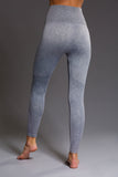 Seamless Stonewash Legging - Slate Grey