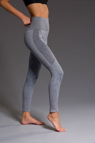 Seamless Stonewash Legging - Slate Grey