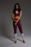 Street Legging - Burgundy Combo