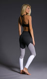 High Rise Track Legging - Slate Gray