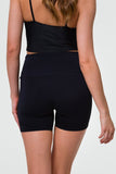 High Rise Mini Biker Short Black