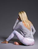 High Rise Graphic Legging - Delicate