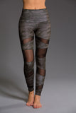 High Rise Bondage Legging - Moss Camo