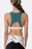 Drive Crop - Black Stripe Blush