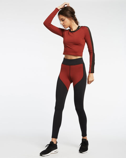 Cadence Legging - Burnt Sienna