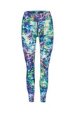 Glass Reflection High Waist Printed Yoga Legging - Full Length