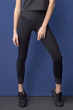 Zeta Crop Legging - Black