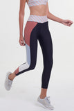 Whirl 7/8 Legging - Black Dusty Stripe