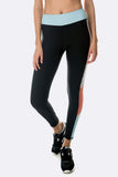 Blaze Legging - Black Blue Orange