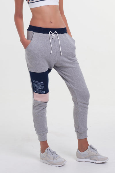 Hustle Sweat Pants - Grey Navy