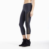 Stardust Crop Legging - Black