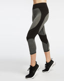 Impulse Crop Legging - Gray