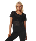 Bring It Mesh Tee - Black