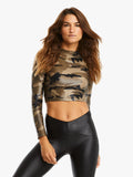 Luca Infinity Crop Top Camo