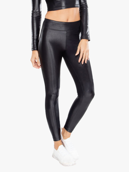 Lustrous High Rise Legging Black