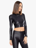 Luca Infinity Crop Top Black