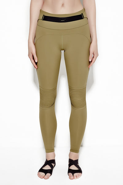 Moto Legging - Khaki