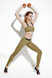 Moto Legging - Khaki