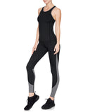 Alison Performance Racerback Tank - Black / Grey