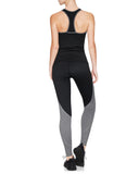 Alison Performance Racerback Tank - Black / Grey