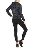 Shay Running Jacket Black Python