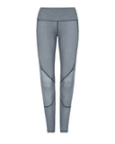 Riley 7/8 Compression Tight - Slate Grey Herringbone