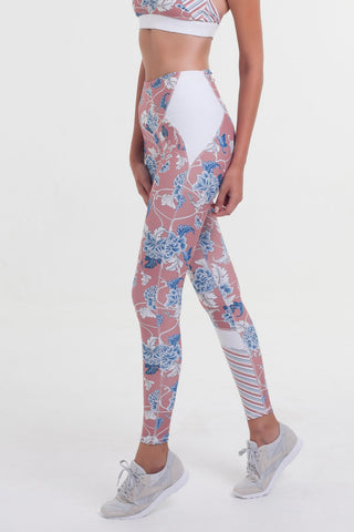 Vortex Full Length Legging - Shanghai Floral