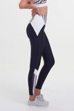 Vortex Full Length Legging - Navy Stripe