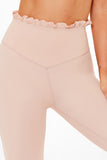 Frill Me 7/8 Legging - Blush