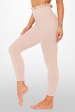 Frill Me 7/8 Legging - Blush