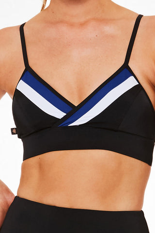 My Squardron Bralette - Black / Blue