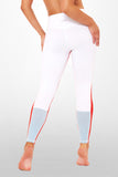 Autopilot 7/8 Legging - White / Red