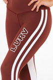 Supersonic Me 7/8 Legging - Burgundy